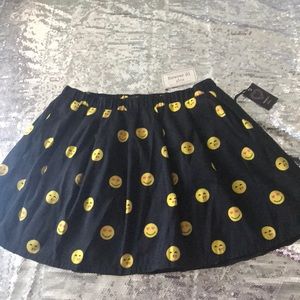 Forever 21 Black emoji skirt with pockets